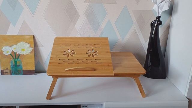 Столик для ноутбука бамбуковий Ruhhy Laptop Table S23452 / Огляд