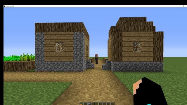 злой житель в майнкрафте в 3 часа ночи!!!!!!!!