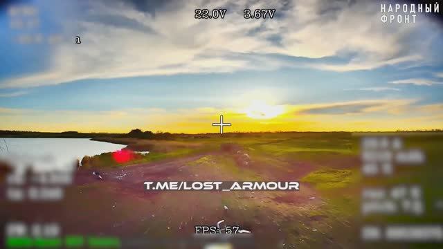 Операторы FPV-дронов КВН уничтожили M113 ВСУ в окрестностях н.п. Зеленое Поле, ДНР