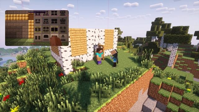 Майнкрафт RG-CRAFT.RU квадратный мир вас зовет Minecraft