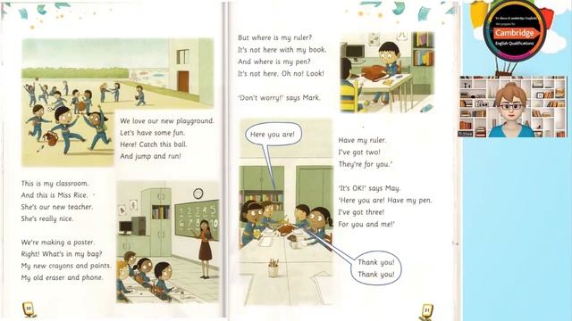 Story fun 1 _ Starters _ 4 Hugo's school bag! _ Listening and Reading.