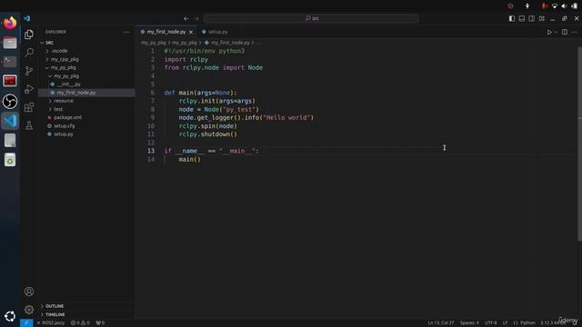 03. Write Your First ROS 2 Program