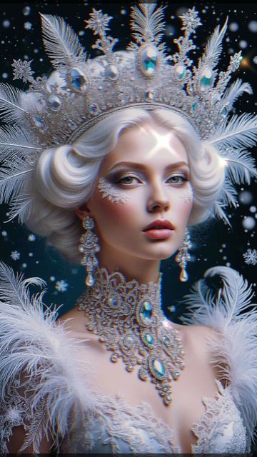 Снежная королева. НейроАрт.