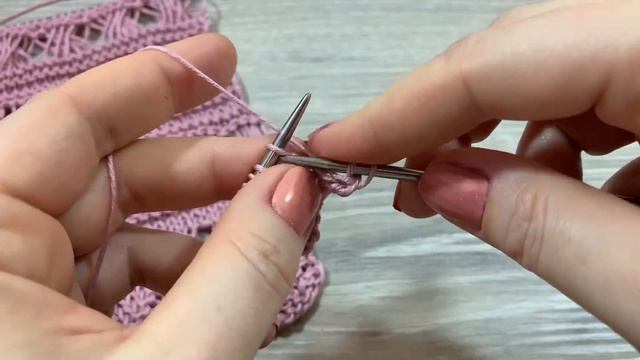 Вяжем узор спицами для топа "First Flowers"  / Beautiful knitting pattern / Part 1