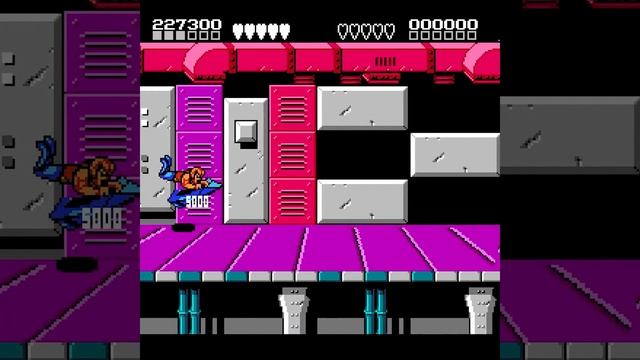 Игра на Денди. Battle Toads & Double Dragon | Уровень 2-3. Благ Аллея