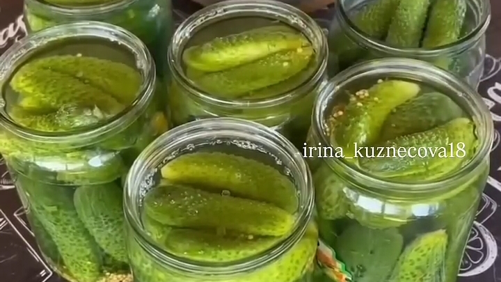 Вкусные огурчики «Бондюэль»...🥒😋    Рецепт в описании ✍️