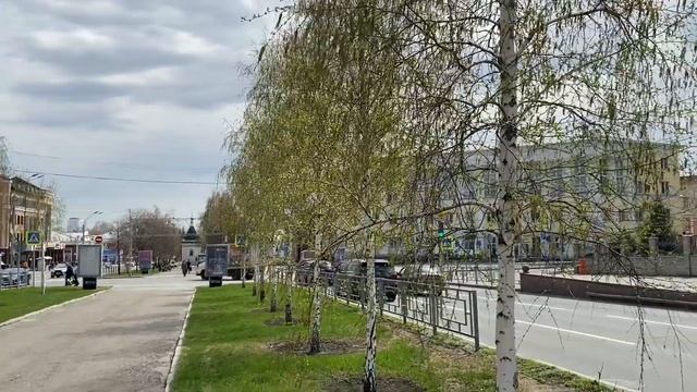 Россия . Алтайский край . Барнаул. Пр Ленина🇷🇺Май 2024 R
