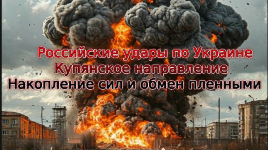 Новости СВО Сегодня-Российские удары по Украине Купянское направление Накопление сил  обмен пленными