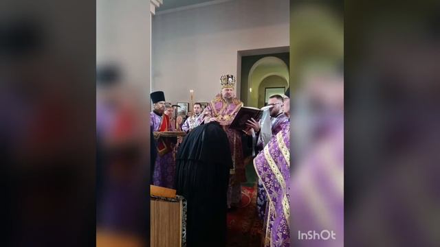 Возведение в игумению монахини Серафимы