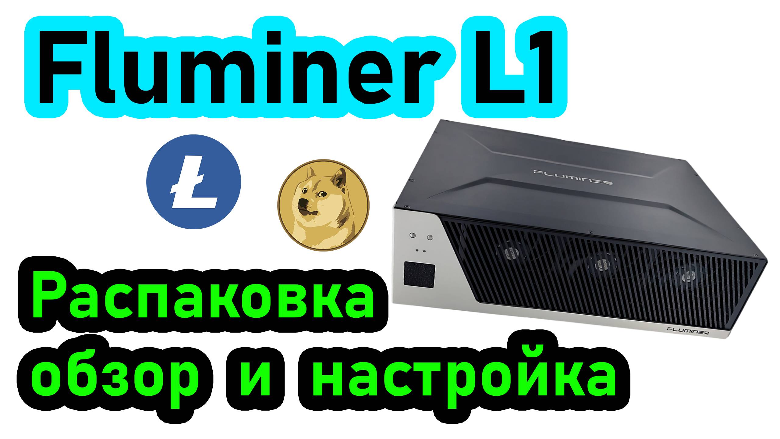 Новый домашний асик Fluminer L1. Распаковка, обзор и настройка