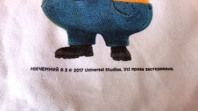 Подарки от Киндер - Футболка с Миньонами/ Minions T-shirt from Kin
