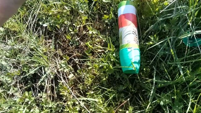 Видео из "баночной" ракеты
