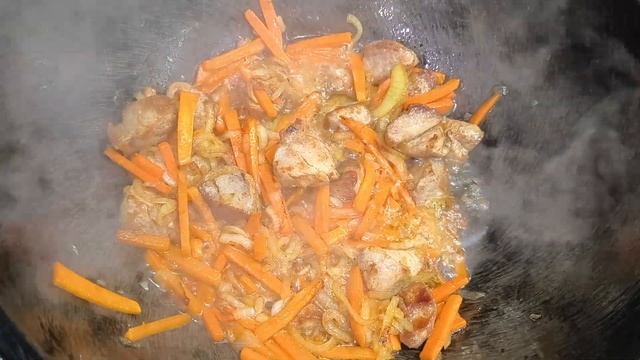 Плов в казане 🍲 ко дню Защитника Отечества
