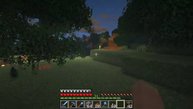 🌄 Декорируем туннель в Minecraft: пруд, мостик и зелень для уюта 🍃