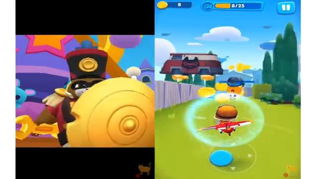 TALKING TOM BLAST PARK VS TALKING TOM SKY RUN (1)