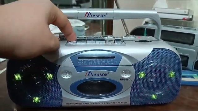 магнитола магнитофон Mason rp666 со светомузыкой