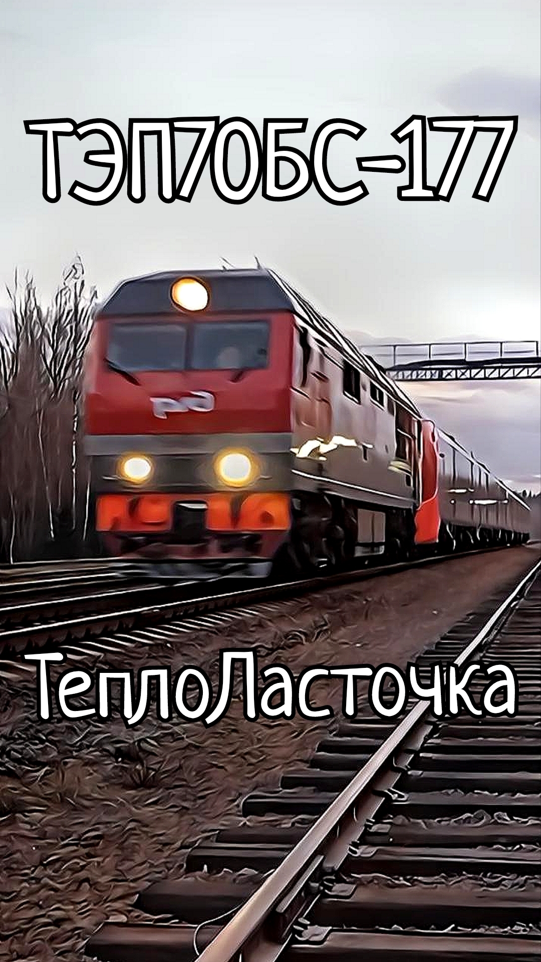 ТЭП70БС-177,ст.Красный Сокол. #ЖелезнаяДорога #ОктЖД #РЖД #ТЭП70БС #ЭС1П #Ласточка #ТеплоЛасточка