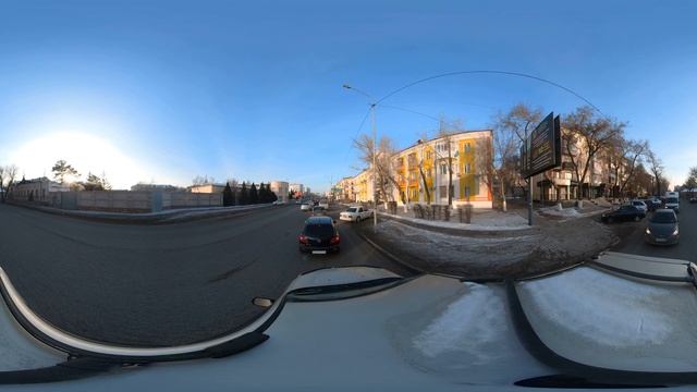 Павлодар в 4K VR 360. 27.01.2025г.См. описание к видео.