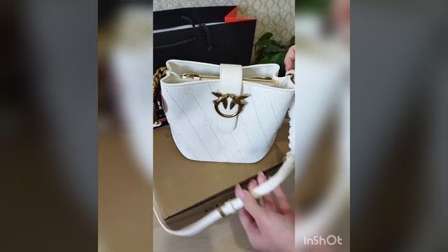Сумка Pinko Love Bucket Wave Logo