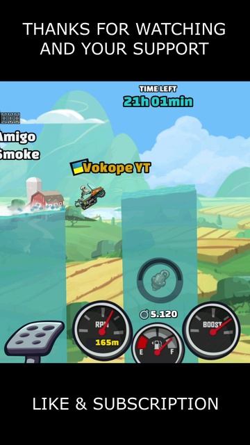🎧 Is SNOWMOBILE The Best Today? 🎧 (Water Hill) - Hill Climb Racing 2 #shorts #hcr2
