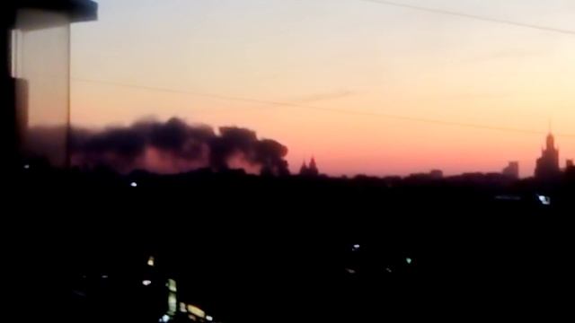 Что-то горит в Москве #пожар 26.v.25