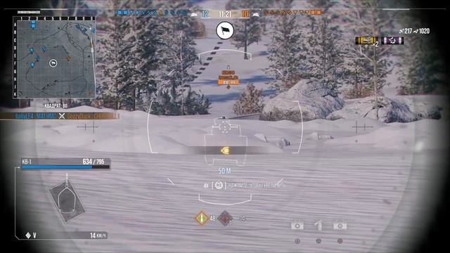 World of Tanks на ps4 , часть #122 , КВ-1 карта Малиновка