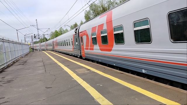 24 мая 2025 г. Электровоз ЭП2К-150 с Пассажирским поездом Колпино