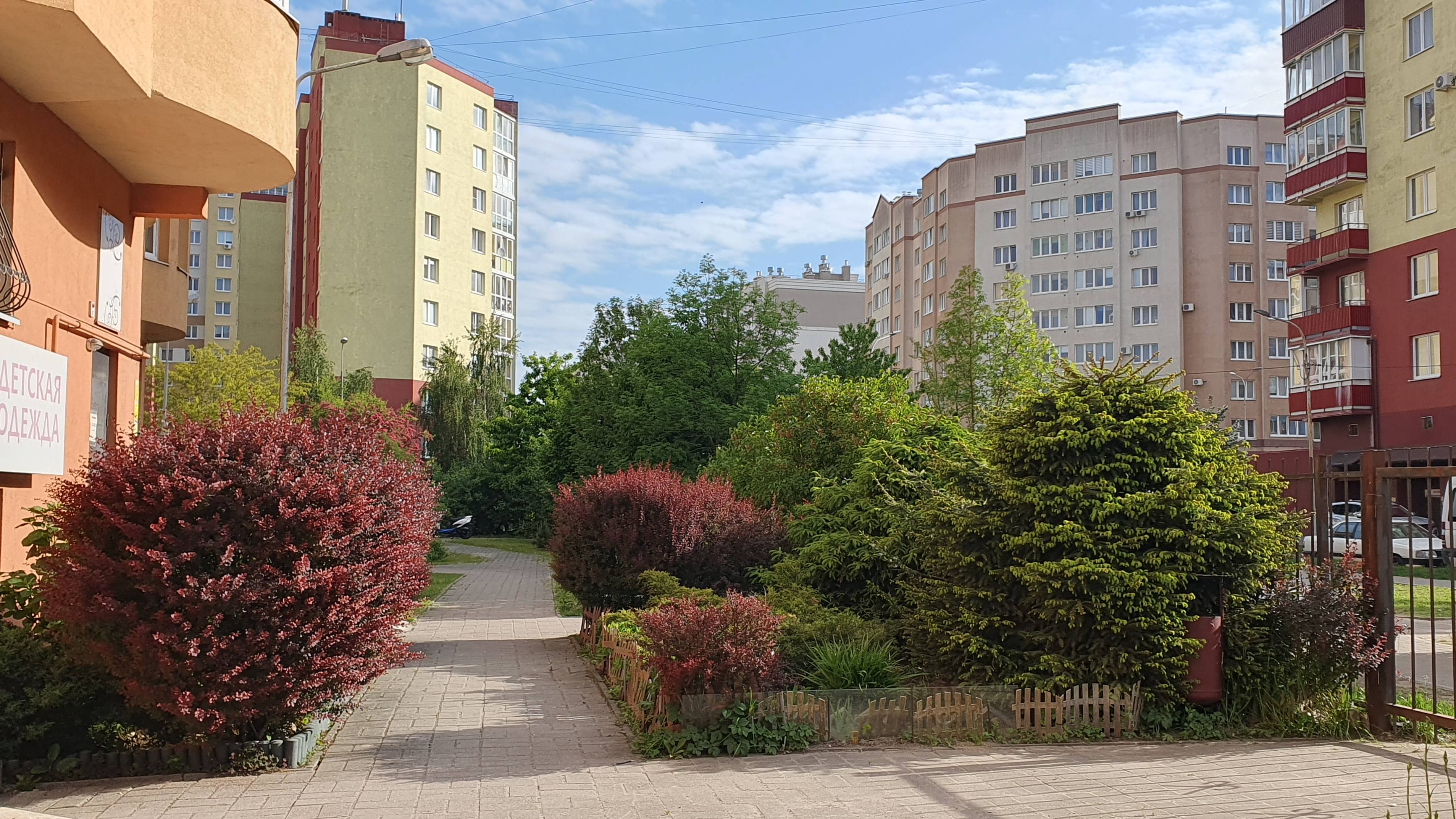 На улице Аксакова в Калининграде.