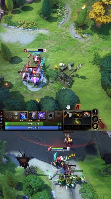 Как фармят коры dota 2