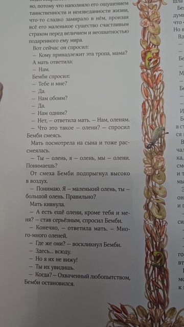 Бемби с иллюстрациями Бенжамена Лакомба. Роскошное издание. Озвучила отрывочек
