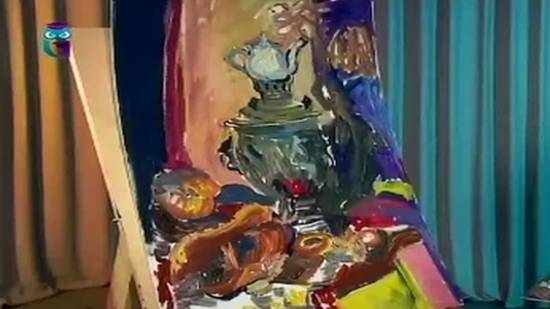 Уроки рисования # 38. Рисуем натюрморт «Русские хлеба»