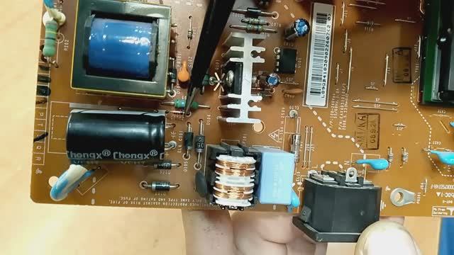 Монитор LG Faltron W1942 не включается. Ремонт БП