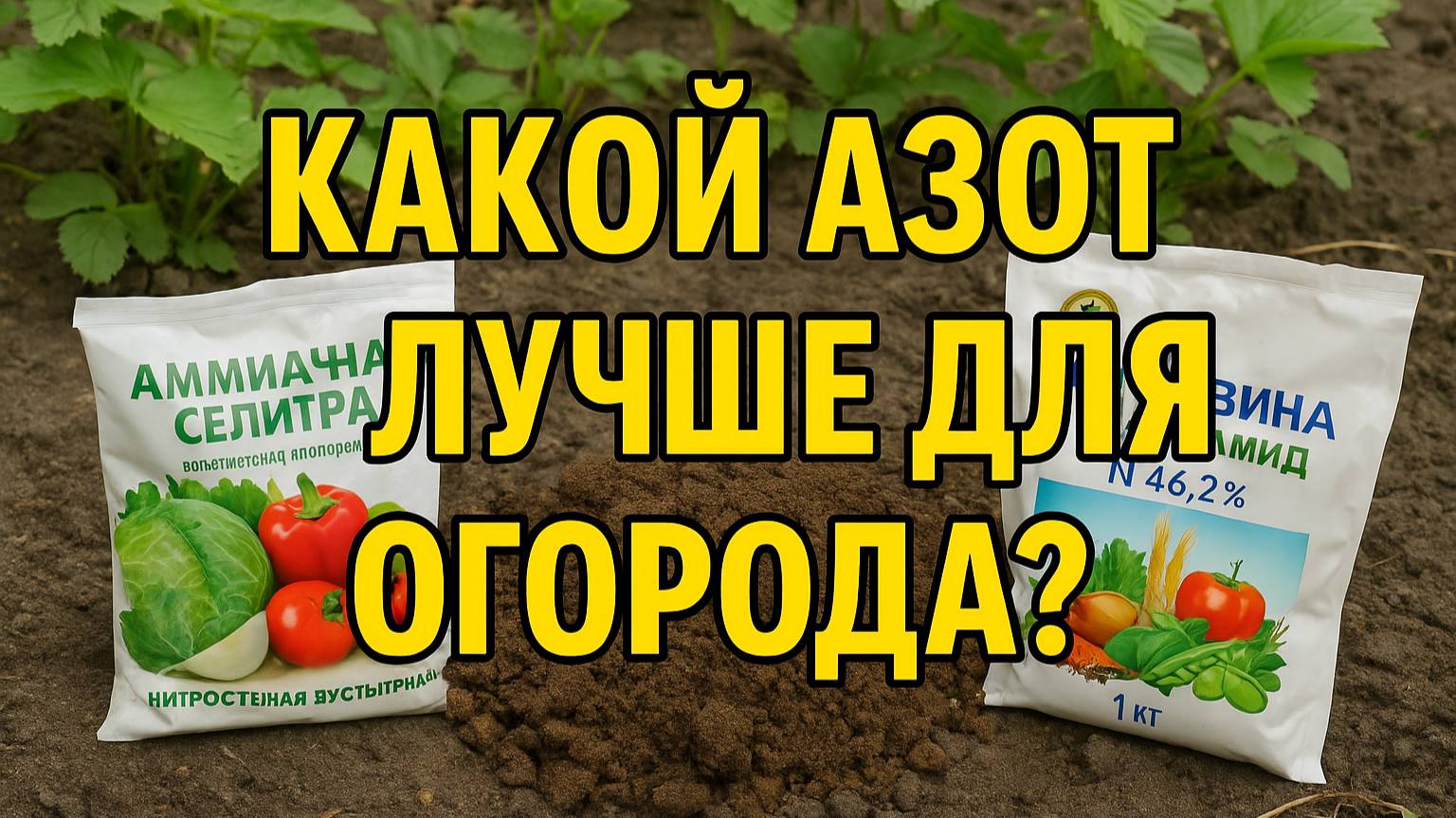 Чем кормить — мочевина, селитра, навоз? Выбираем азотное удобрение