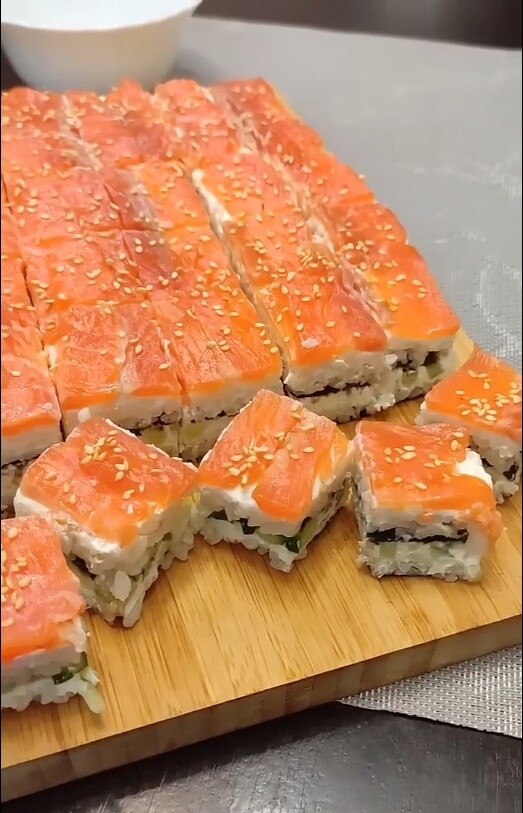 🍣🎂 Необычный ТОРТ из суши