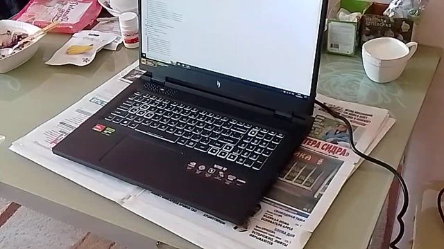 Ноут с RTX 4060 и Ryzen 7 7840HS Acer Nitro 17 ценой 140.000₽.
