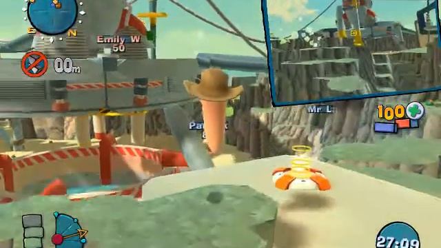 играем в worms ultimate mayhem #1