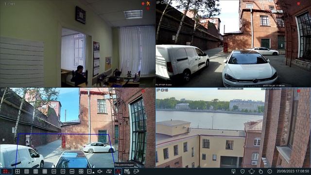 Интерфейс регистраторов PROMETEY #RedLineCCTV