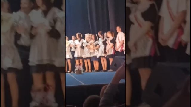 Наш праздничный концерт. Все большие молодцы, хотя конечно, немного нервничали и много плакали.