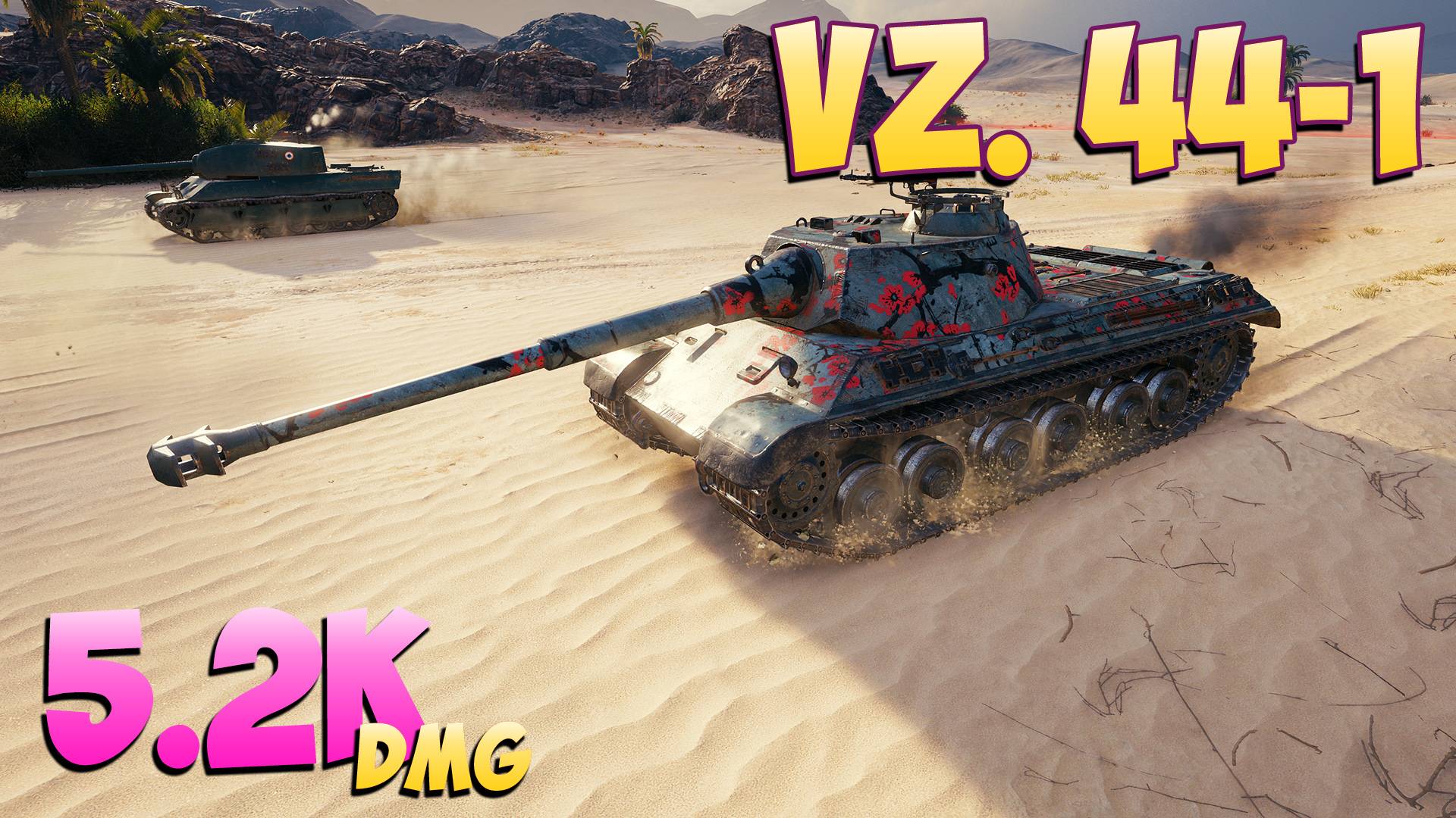 Vz. 44-1 - 7 Фрагов 5.2K Урона - Возбужденный! - Мир Танков