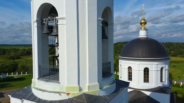 Свято-Троицкий Стефано-Махрищский монастырь с воздух?