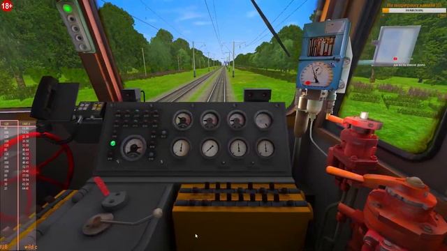 18+ RTrainSim на проекте RailwayGameLogistic [ЖД симулятор]
