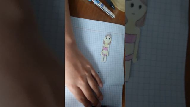 делаем бумажную току боку 1 часть