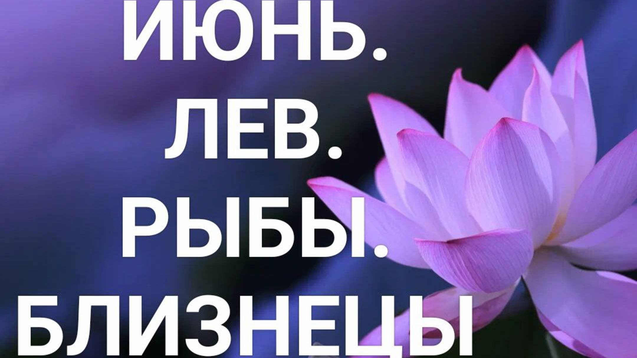 🌿 ИЮНЬ. ЛЕВ. РЫБЫ. БЛИЗНЕЦЫ (1 вариант)
