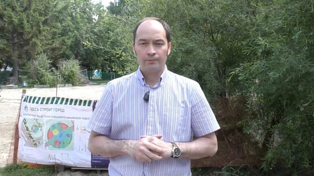 Наказ: детская площадка в Нарымском сквере, июль 2020 г.