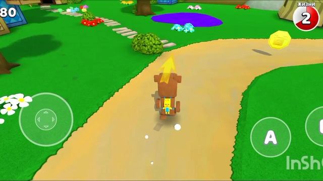 прохождение игры super bear adventure с нуля 1 часть#черепахоград стикеры, медведи, монеты