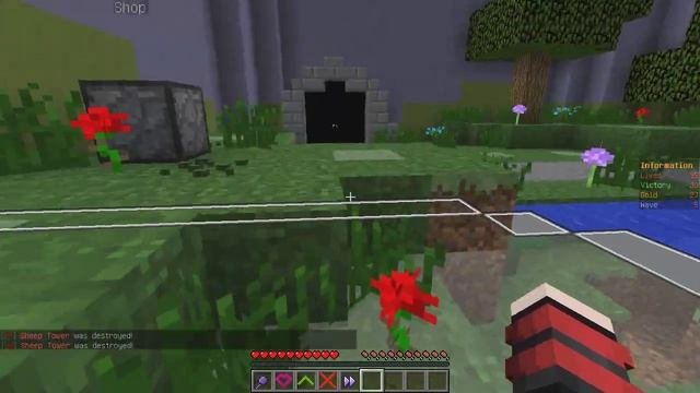 Tower Defense Minecraft  прохождение №1 Майнкрафт 1.1.2  (+ Ссылка)