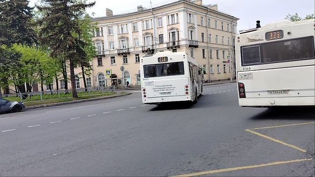 24 мая 2025 г. Автобус 328 маршрут МАЗ-103 8463 Колпино Привокзальная Площадь