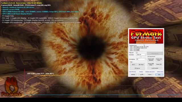 Стресс тест Radeon 580