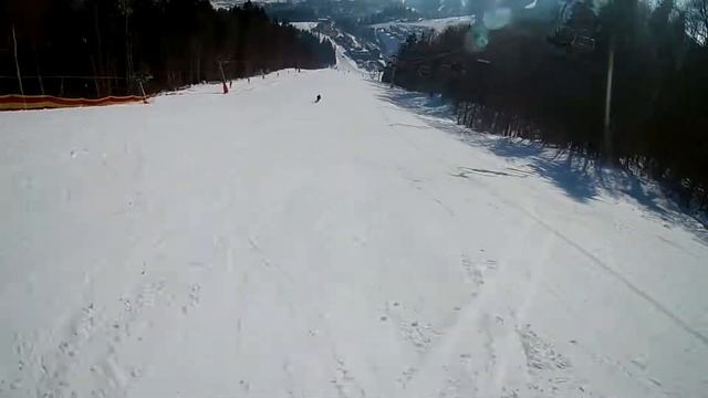 Буковель. Черная трасса 5F