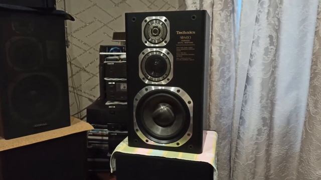Technics SB-MX3 and Pioneer A-04(редкие колонки после переклейки под